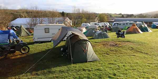 Camping and caravan site in northern Ireland - The Shepherds Rest