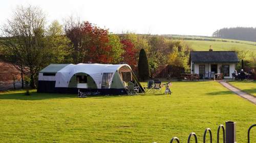Tent Pitch at the shepherds rest camping